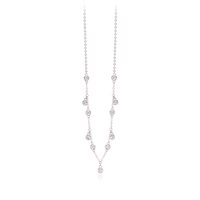 Collana Mabina Donna Collana In Argento E Zirconi in Argento Zircone 553306 - 553306